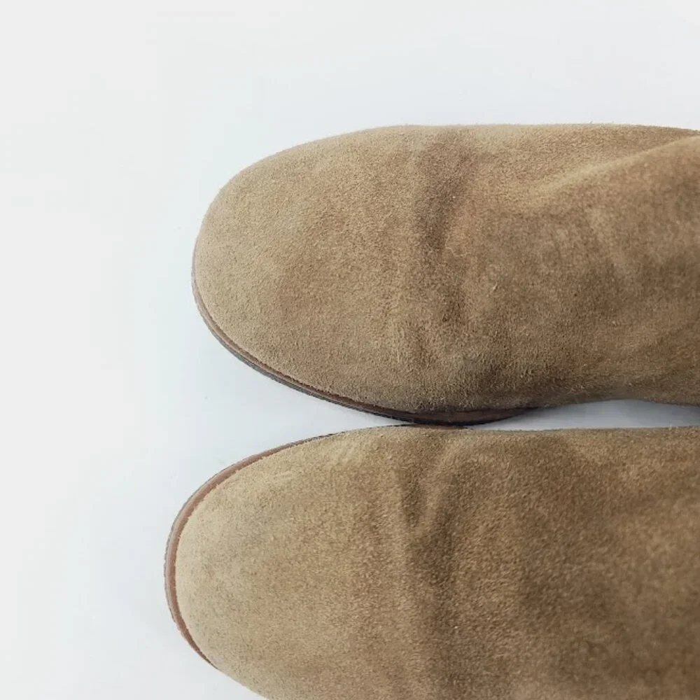 Abeo Women's Tan Blaine PBW1007 Leather‎ Tassels Ankle Winter Snow Boot Size 7